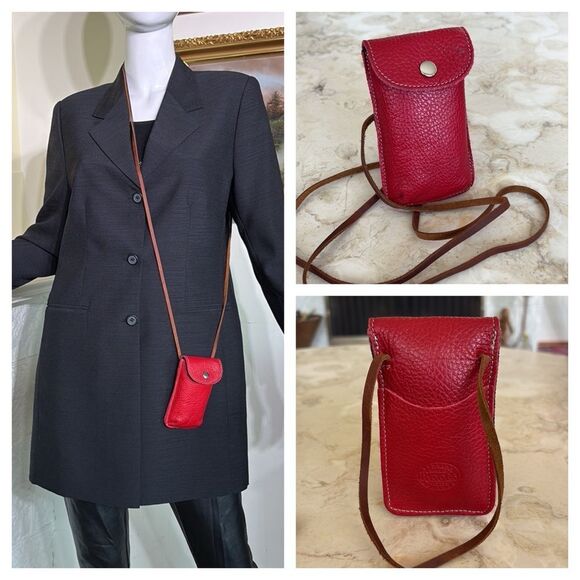 Vintage Roots Leather Mini Crossbody Case - Picture 1 of 13